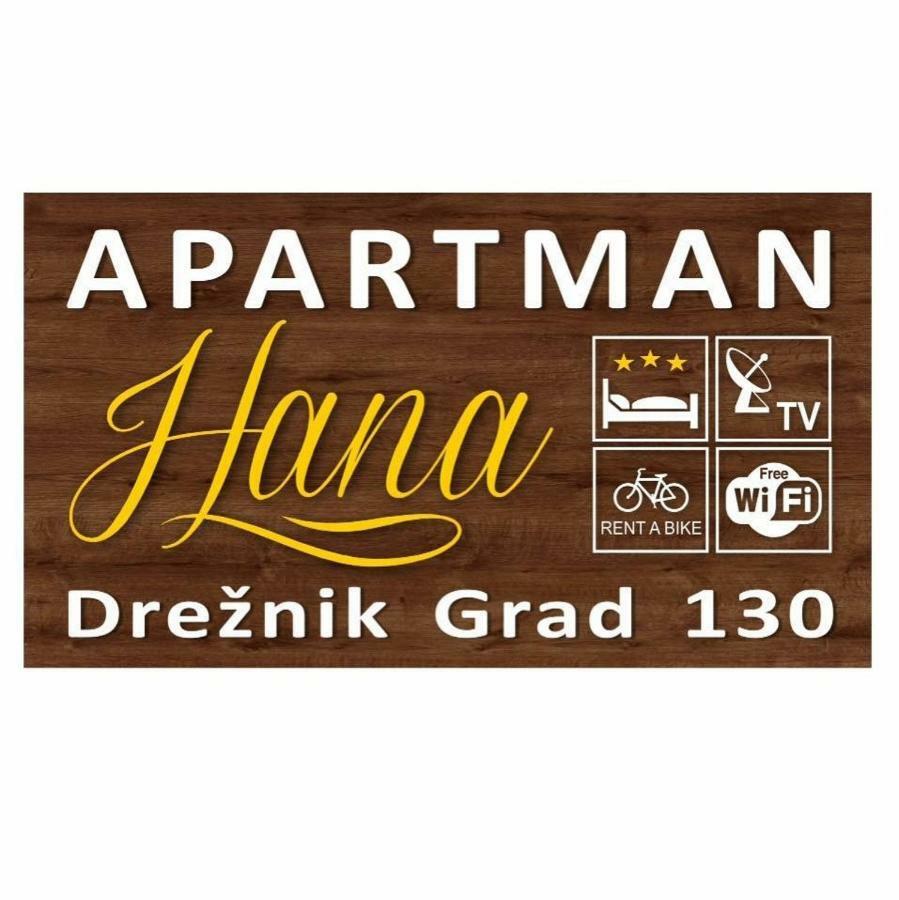 Apartman Hana Apartment Drežnik Grad Екстериор снимка